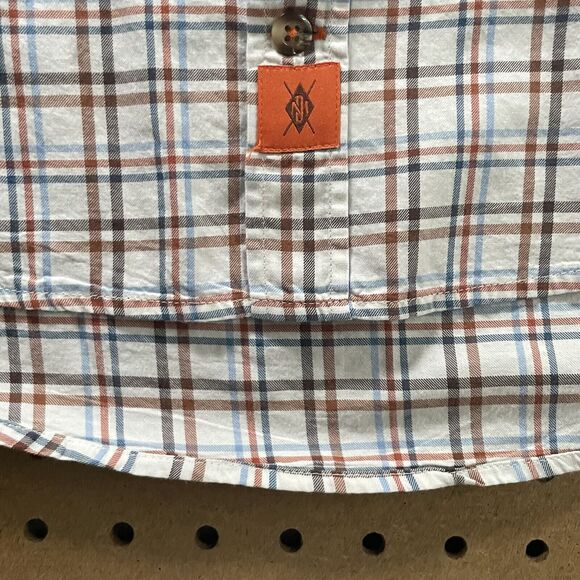 Martin Dingman Countrywear Button Down Shirt Men Large Multicolor LS Plaid Italy - Picture 4 of 11